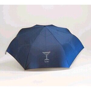 Nicole Miller Glittery Martini Compact Umbrella